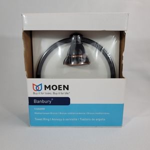 Moen BANBURY Y2686BRB Mediterranean Bronze Towel Ring